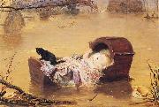 Sir John Everett Millais A Flood painting
